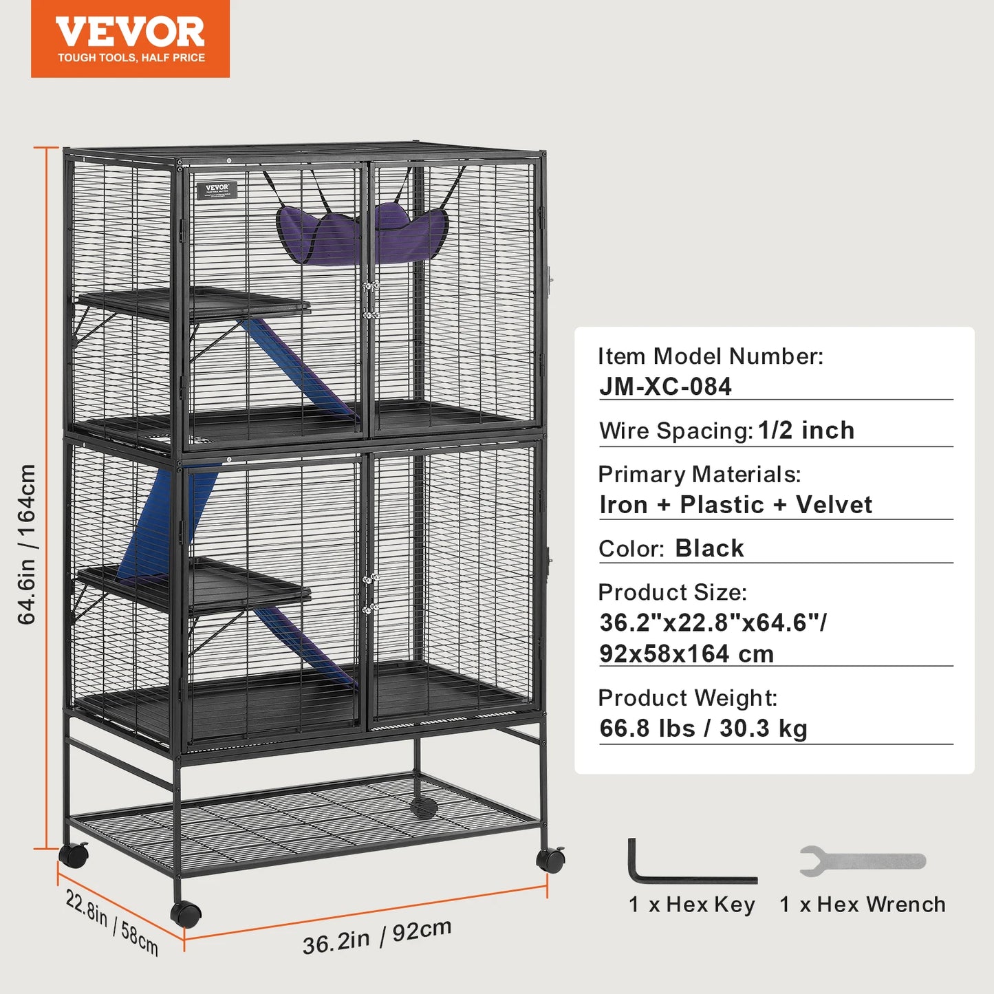 Multi-Level Animal Cage
