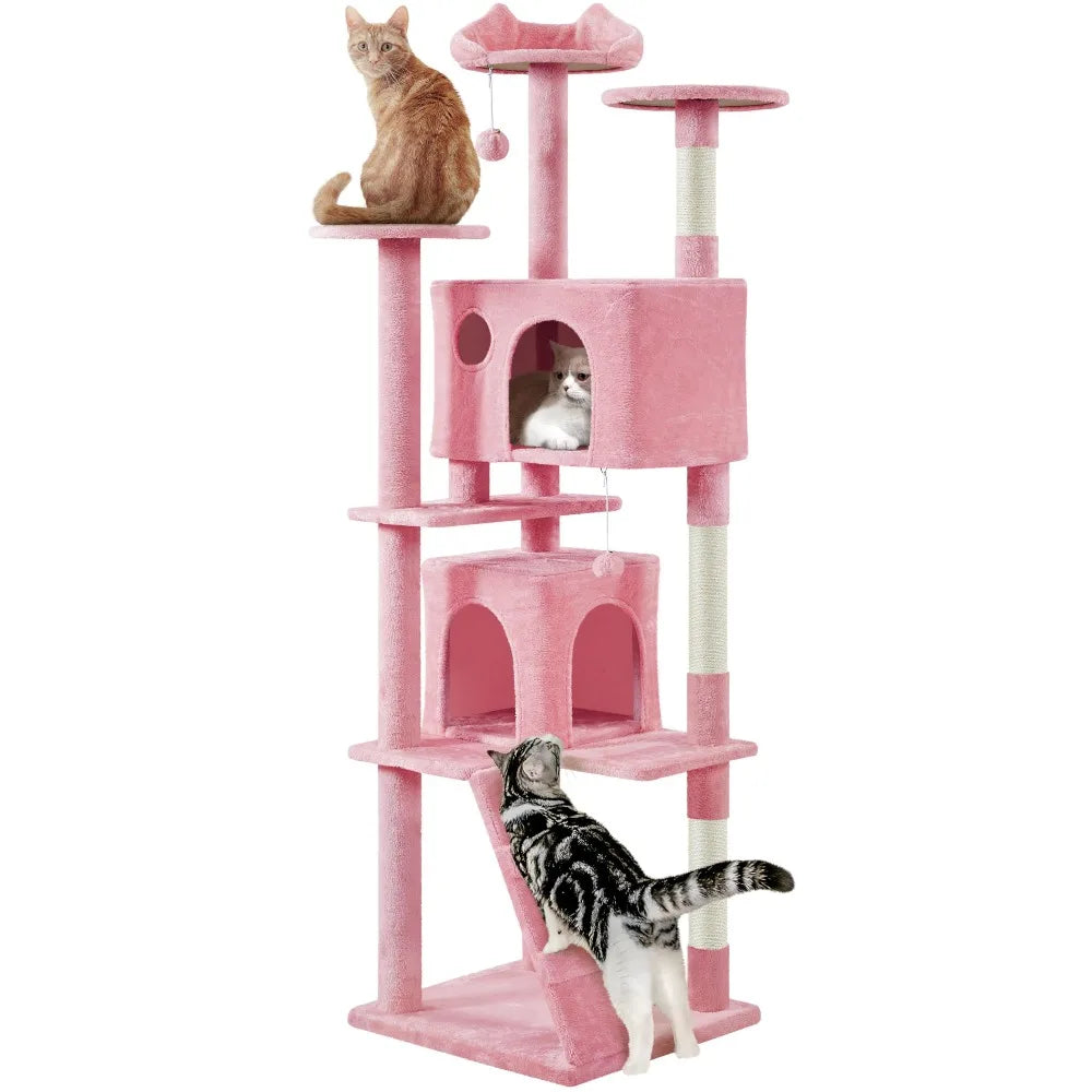 Multi-Level Cat Tower for Indoor Cats