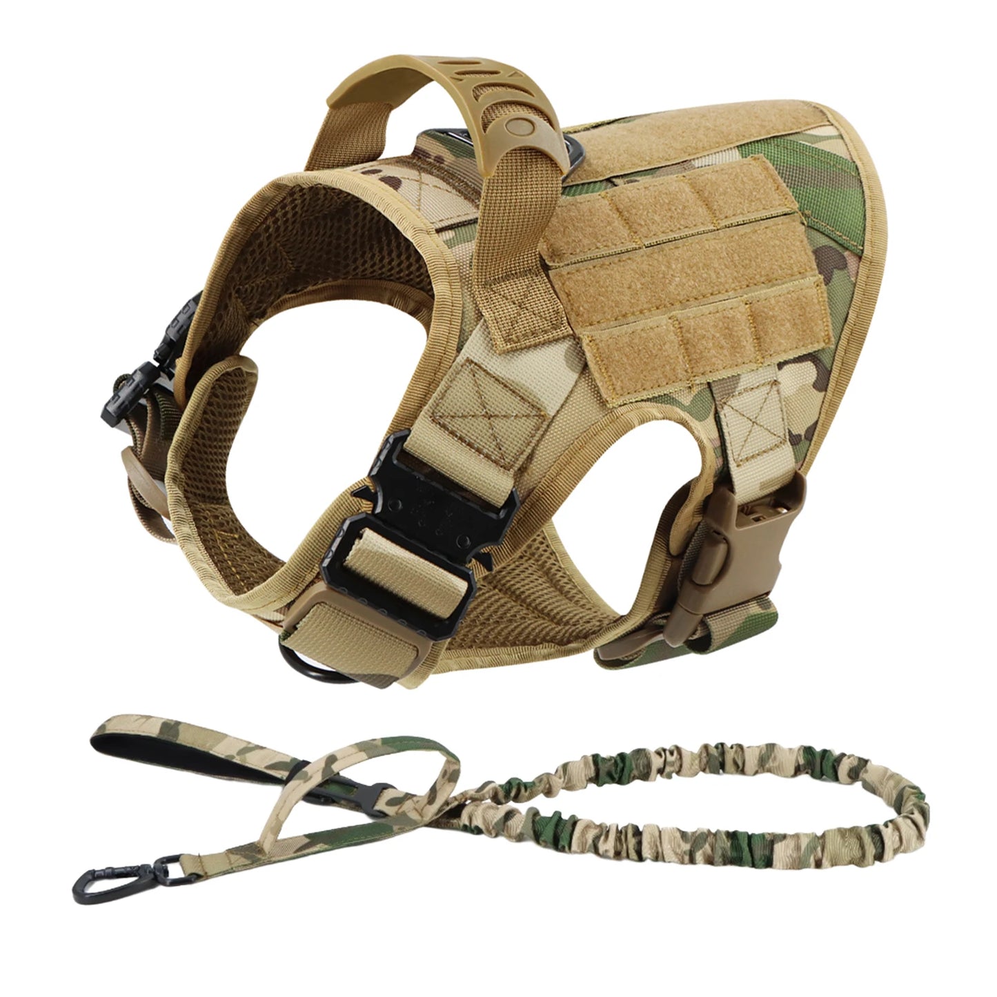 Military-Style Training Harnesses and Leashes