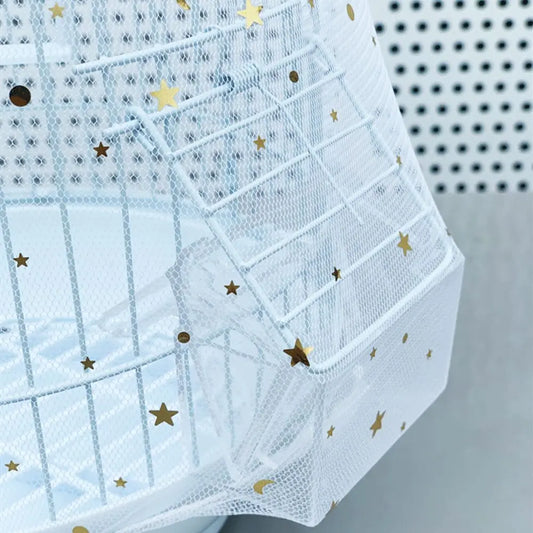 Nylon Mesh Seed Guard Bird Cage Cover