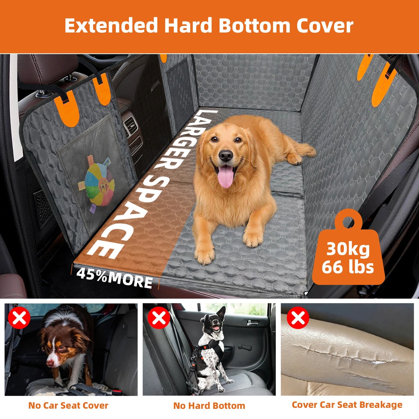 Dog Car Seat Cover/Travel Bed