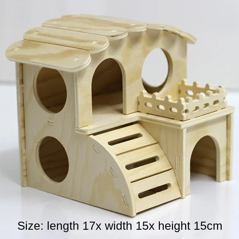 Various Wooden Small Animal Habitats and Accessories