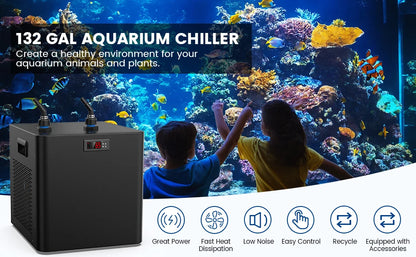Hydroponics Fish Tank Temperature Control