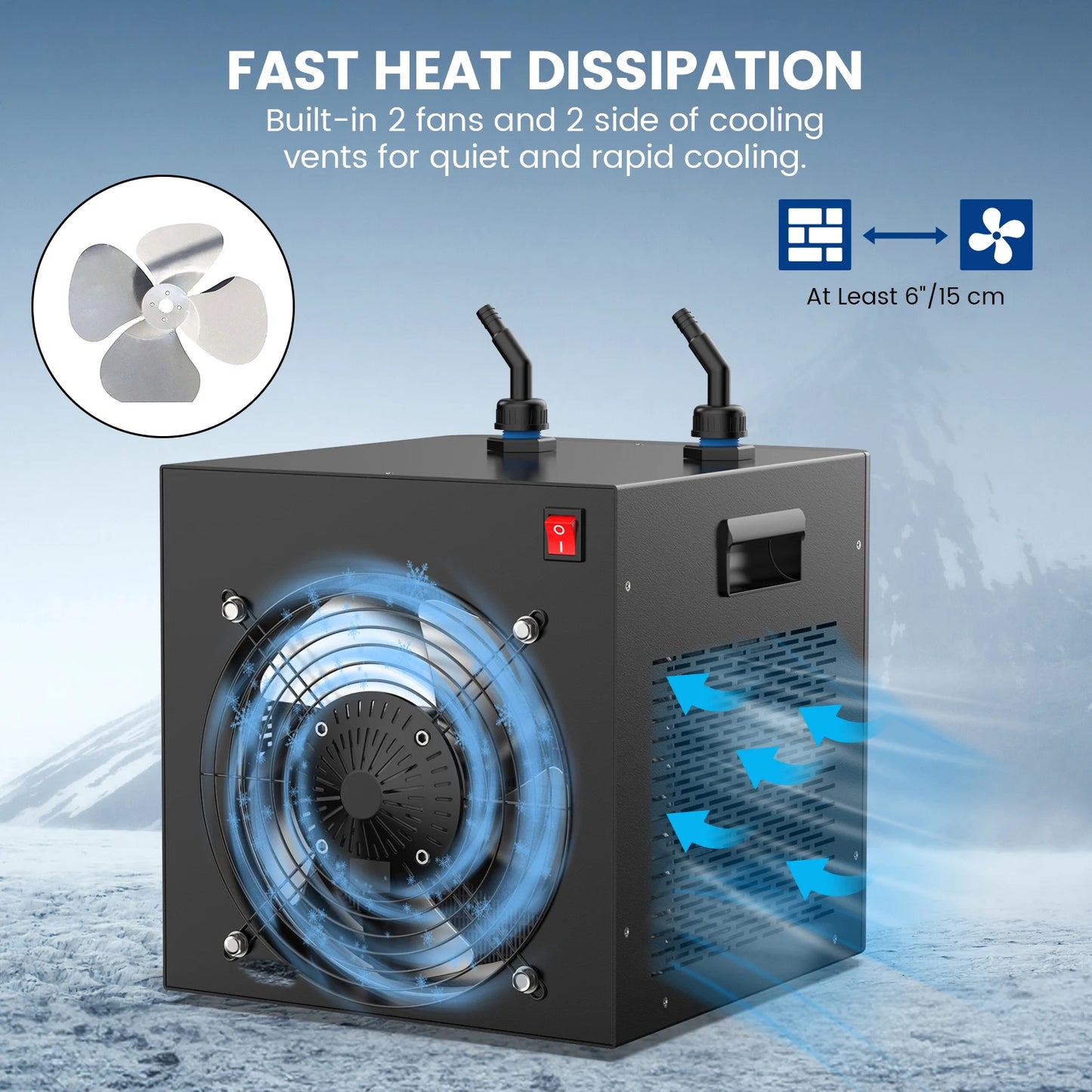 Hydroponics Fish Tank Temperature Control