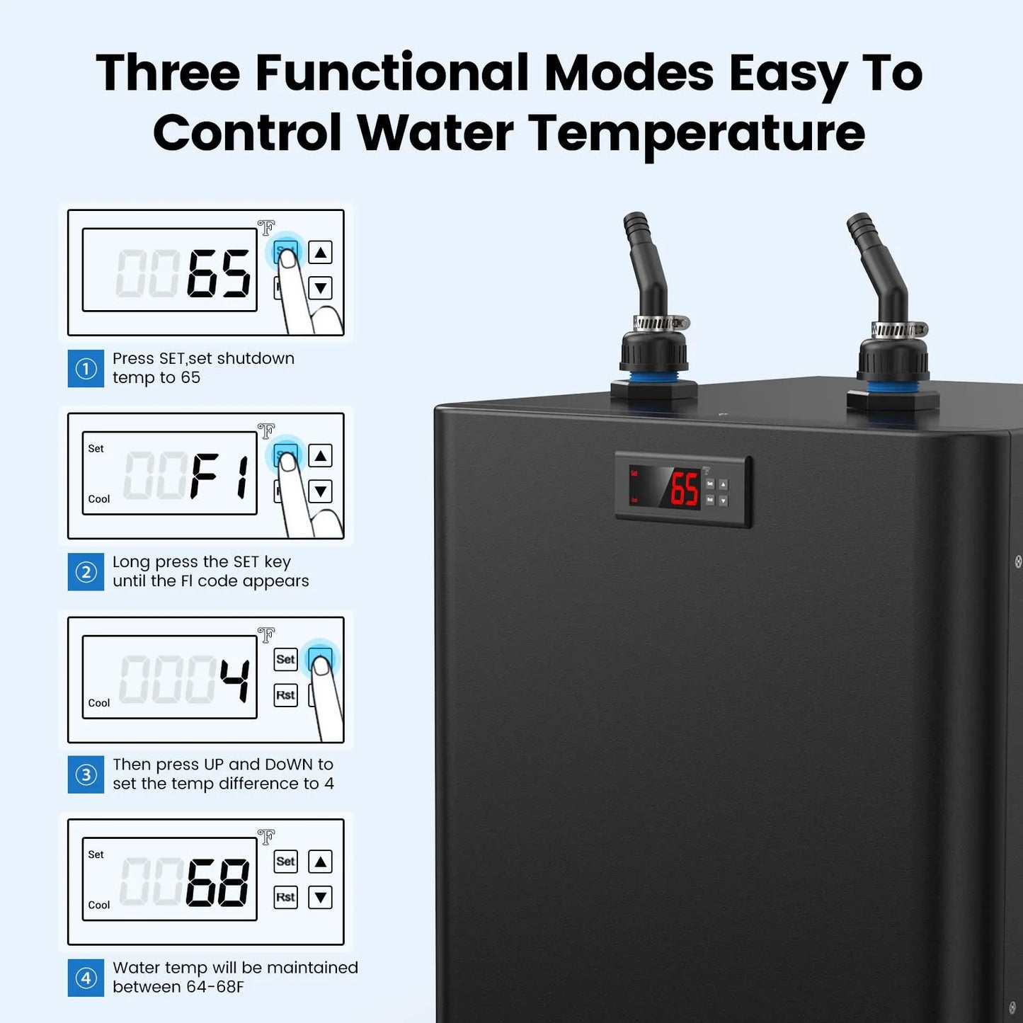 Hydroponics Fish Tank Temperature Control