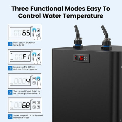 Hydroponics Fish Tank Temperature Control
