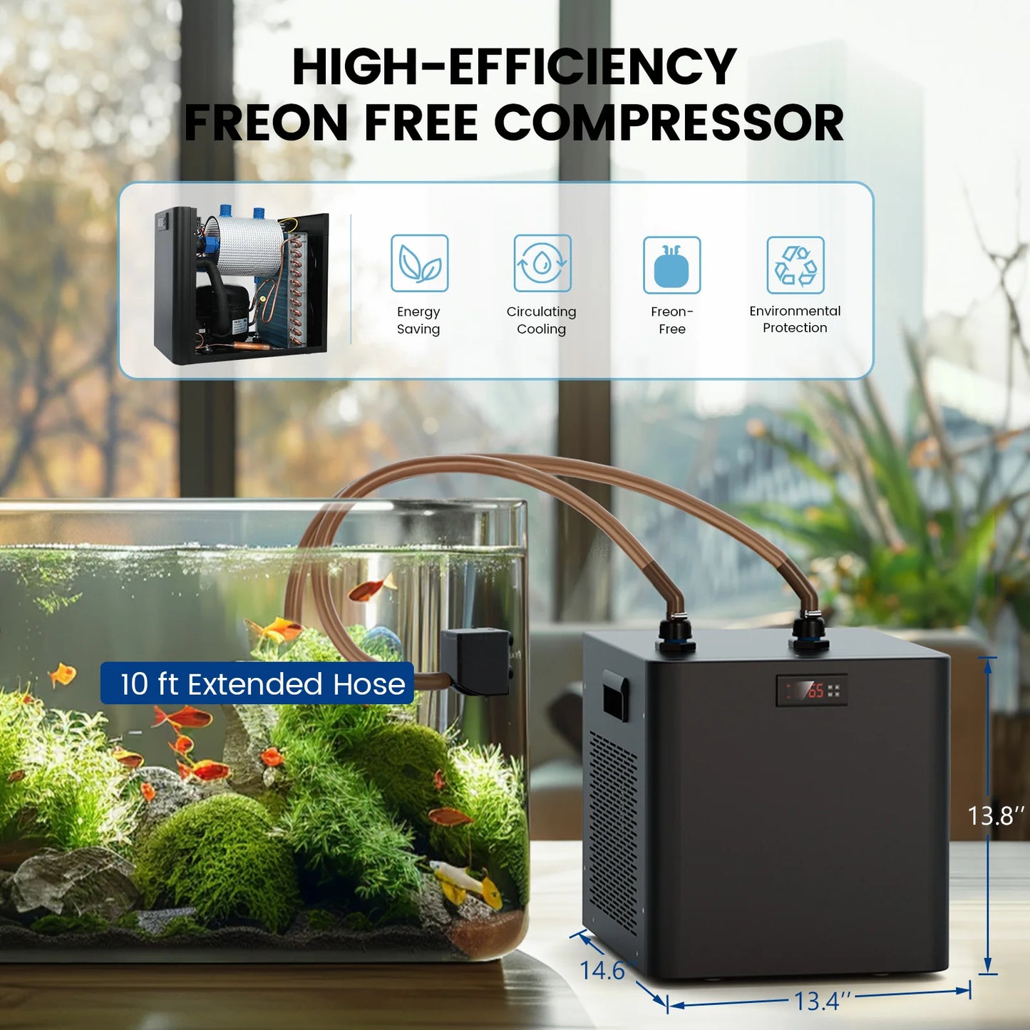 Hydroponics Fish Tank Temperature Control