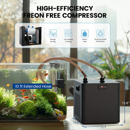 Hydroponics Fish Tank Temperature Control