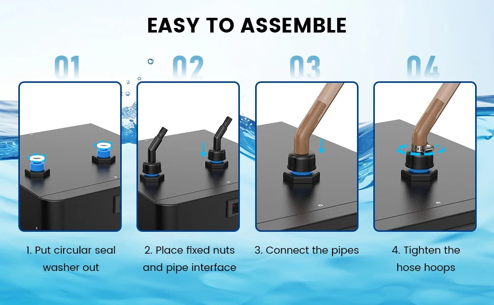 Hydroponics Fish Tank Temperature Control