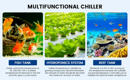 Hydroponics Fish Tank Temperature Control
