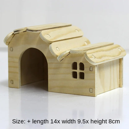 Various Wooden Small Animal Habitats and Accessories