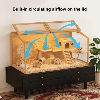 Ever wonder how your small animal friends would behave in such an interesting habitat as this one?  Granny thinks it would be interesting indeed to watch those favorite critters in their newfound home.  Why not give yourself