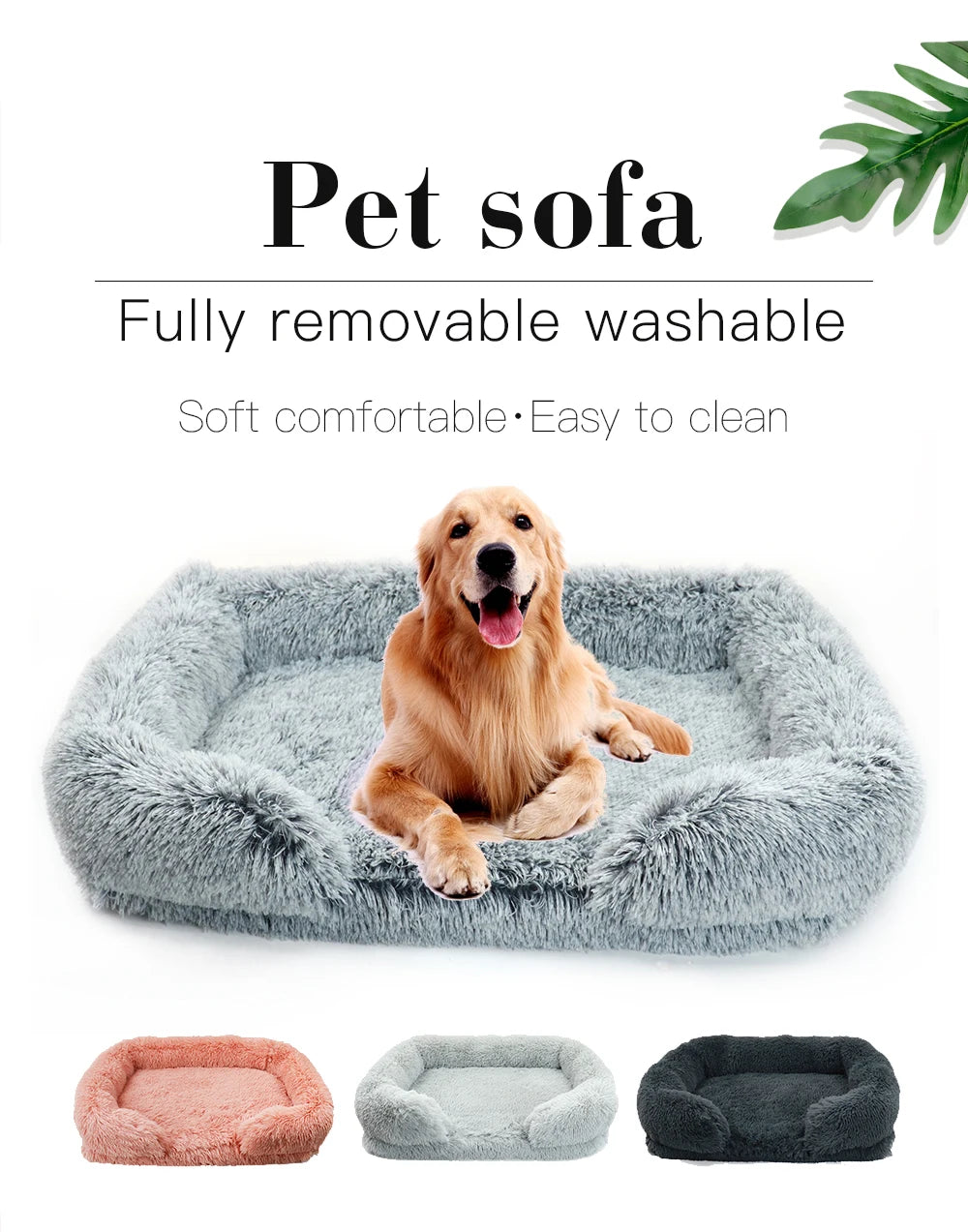 Large Orthopedic Dog Bed