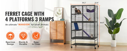 Multi-Level Animal Cage