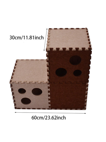 Collapsible Felt Tube Cat House