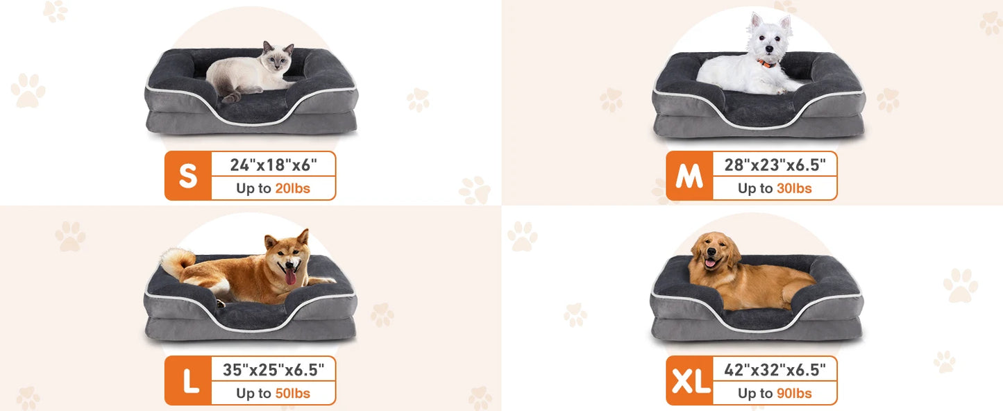 Small Orthopedic Dog or Cat Bed