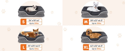 Small Orthopedic Dog or Cat Bed