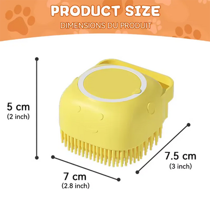 Pet Massaging Bath Brush