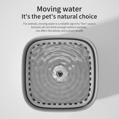 3L Electric Filtering Water Fountain for Pets