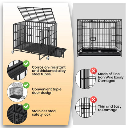 Medium to Large Steel Dog Crate