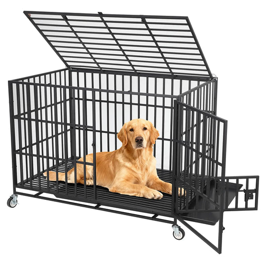 Medium to Large Steel Dog Crate