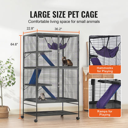 Multi-Level Animal Cage