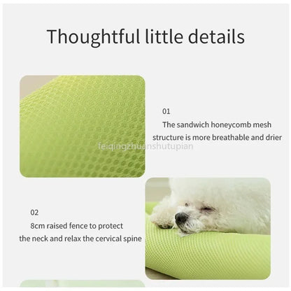 Washable Cooling Pet Bed For Small to Large
