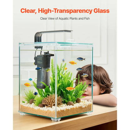 2 or 5 US Gal. Aquarium Kits With Accessories