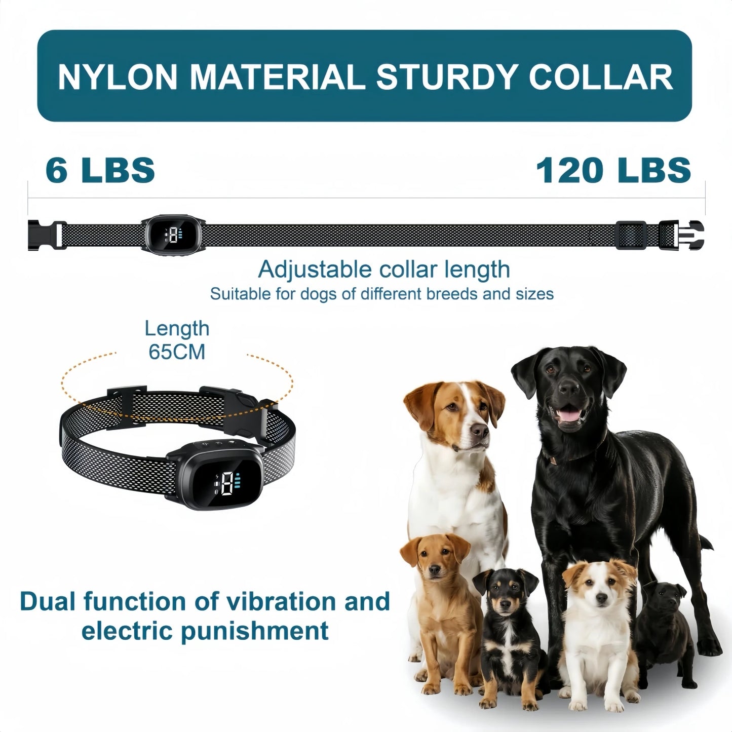 Anti-Bark Collar For Small to Medium Dog