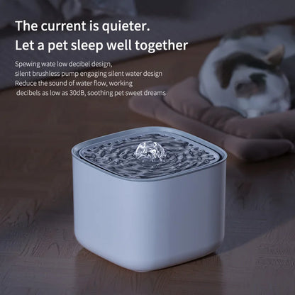 3L Electric Filtering Water Fountain for Pets