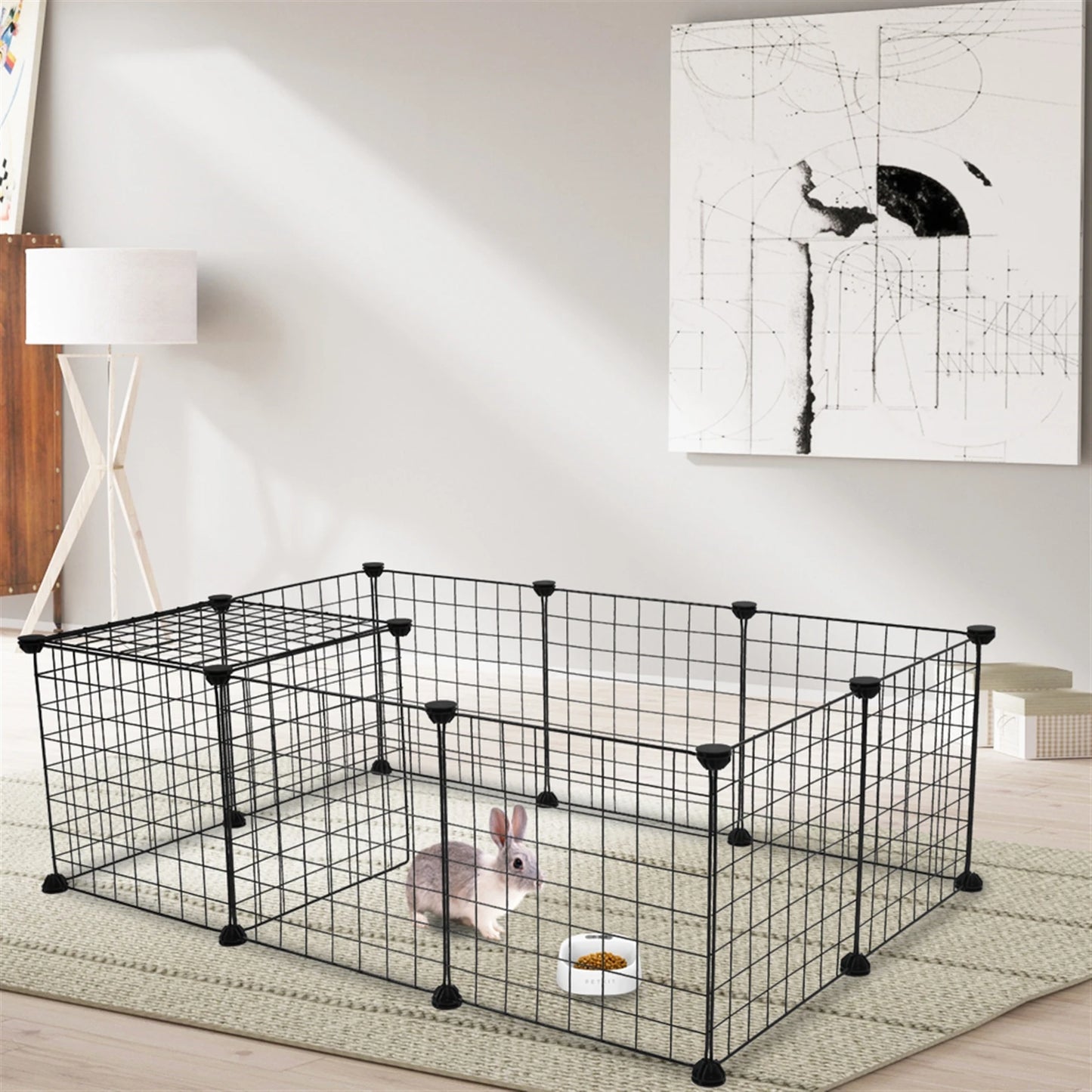 Small Pet Indoor Wire Playpen