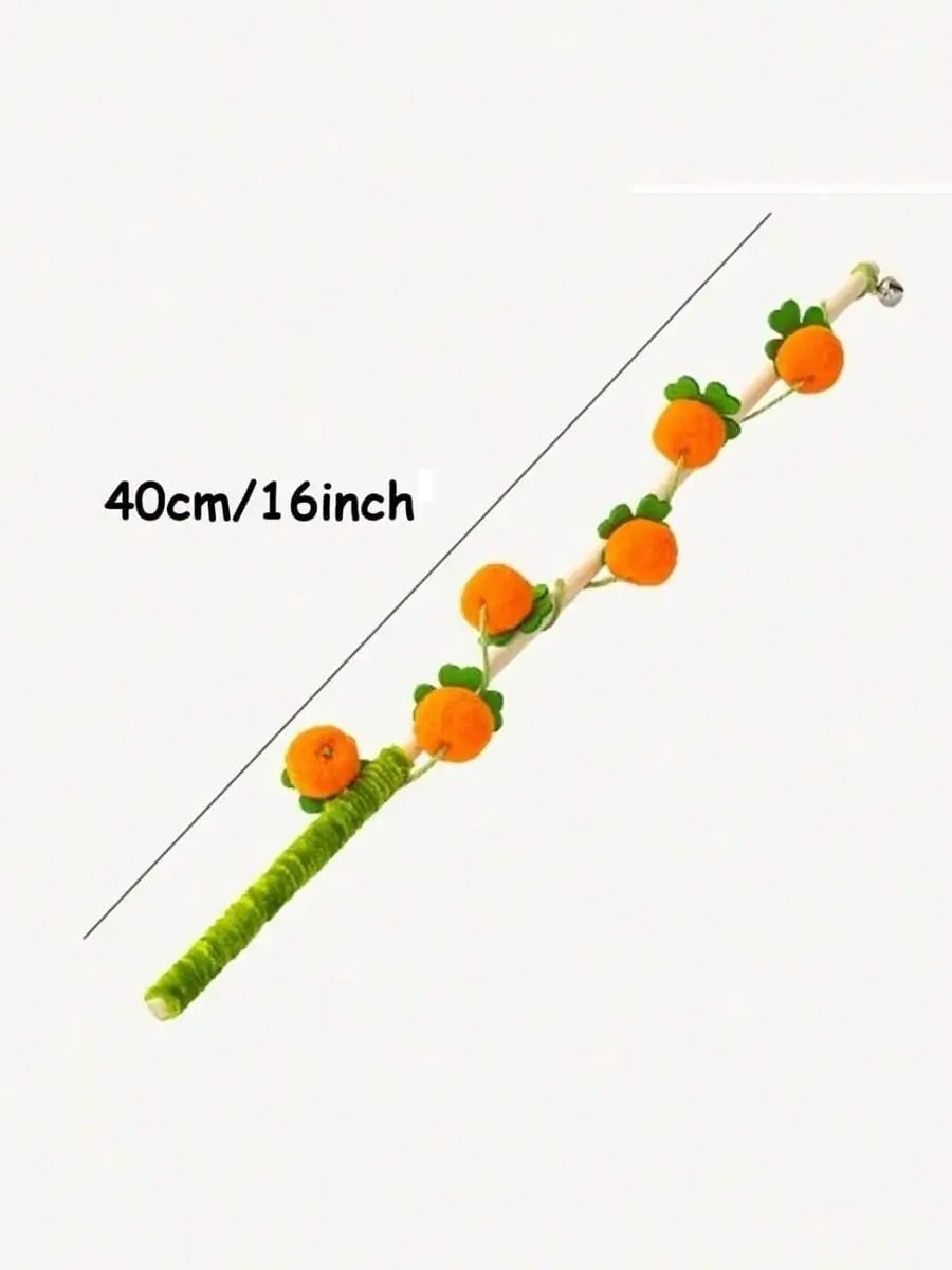 Your cat and you will surely enjoy interactive play with these colorful plush cat teaser wands with bells.  Check it out...which one of you gets more excited...you or the cat?
