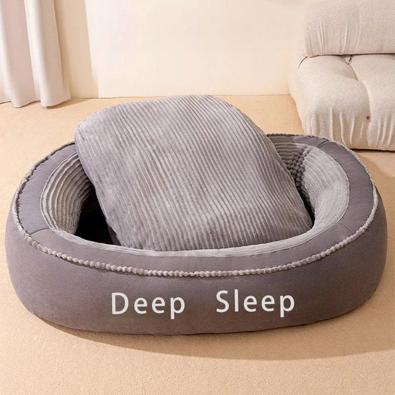 Round Dog & Cat Bed