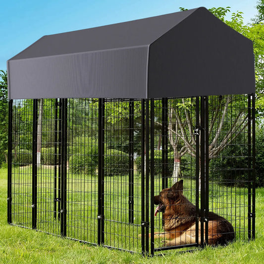 Oversized Outdoor Dog Kennel With Cover