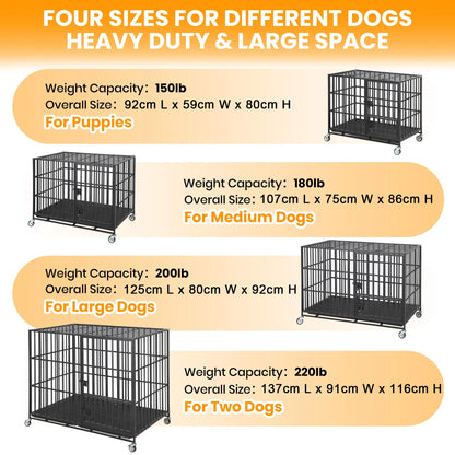 Medium to Large Steel Dog Crate