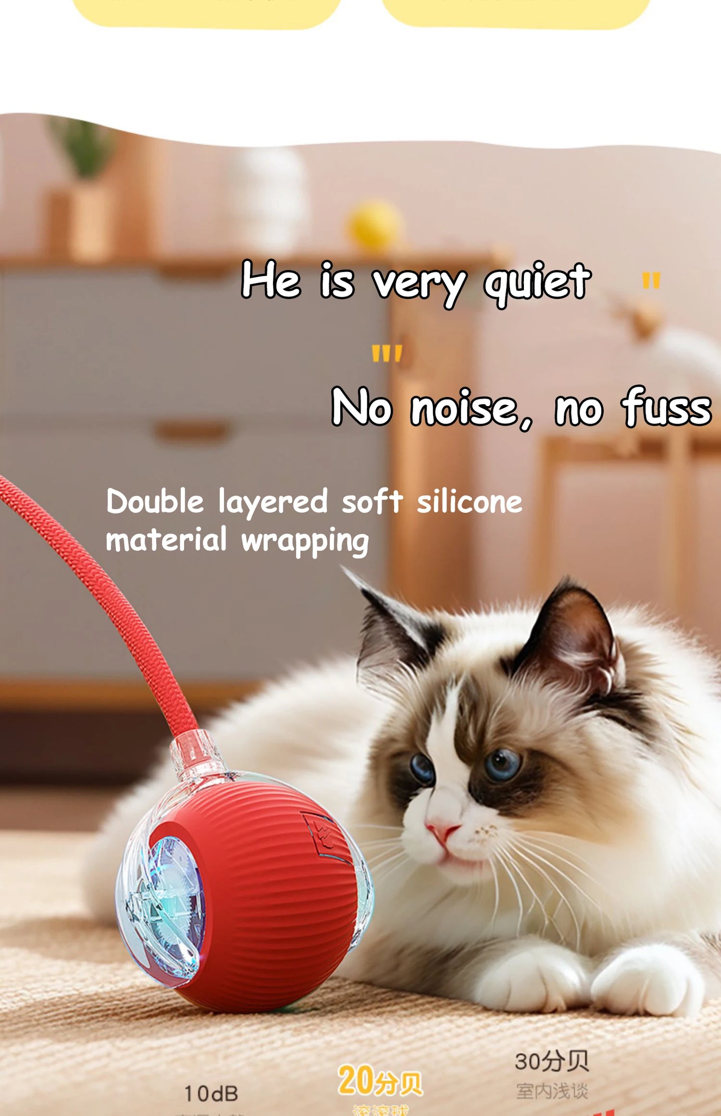 Electric Interactive Ball for Dog or Cat