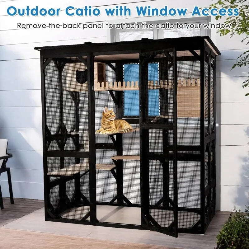 Large Cat Outdoor Cat Enclosure
