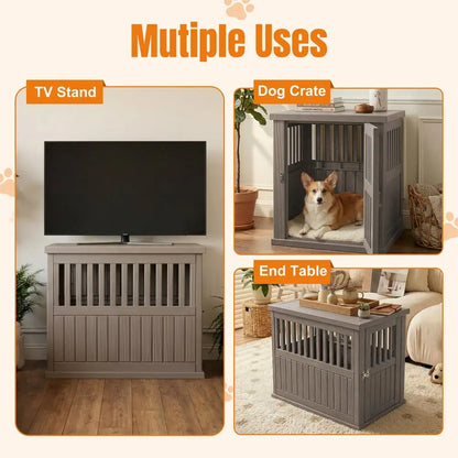 Your Small to medium dog will think they're in their own hidey-hole made just for them!  Set up next to your bed at night it'll be such a delight for them to be kenneled close by you.
