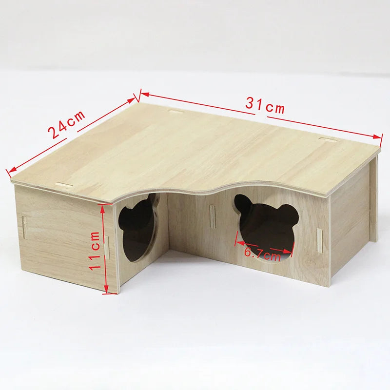 Various Wooden Small Animal Habitats and Accessories