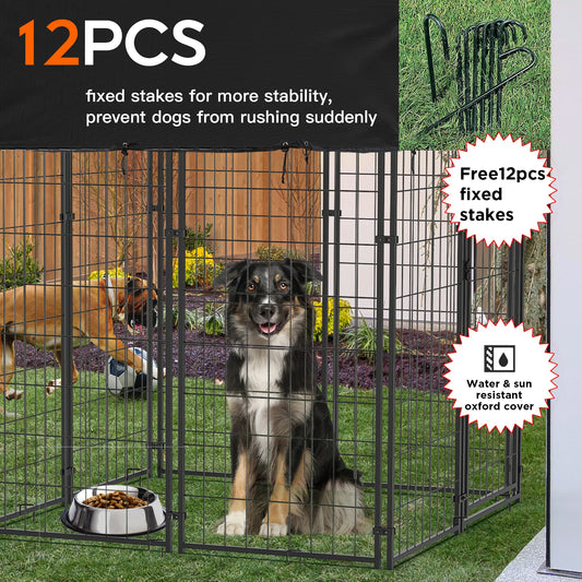 Oversized Outdoor Dog Kennel With Cover