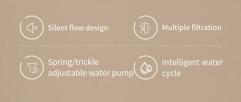 3L Electric Filtering Water Fountain for Pets