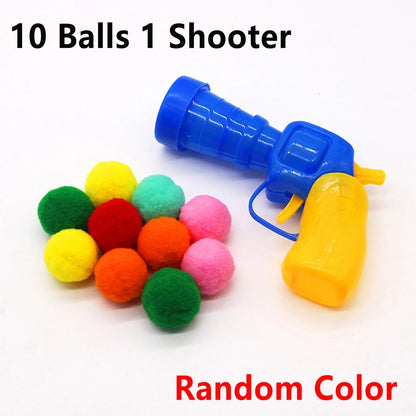 Plush Ball-Shooting Gun for Cats
