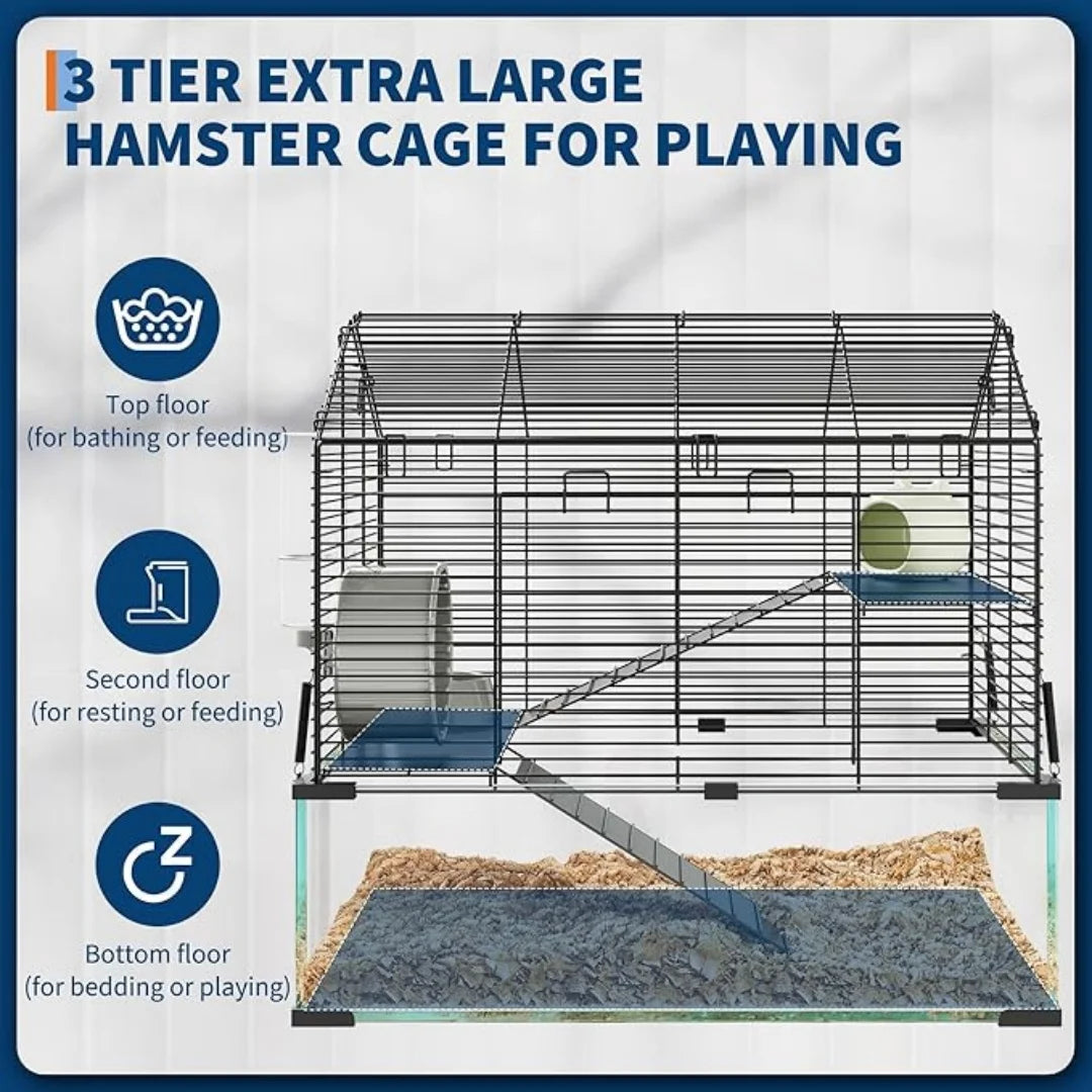 3 Story Large Enclosure for Small Pets