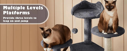 Multi-Level Cat Tower for Indoor Cats
