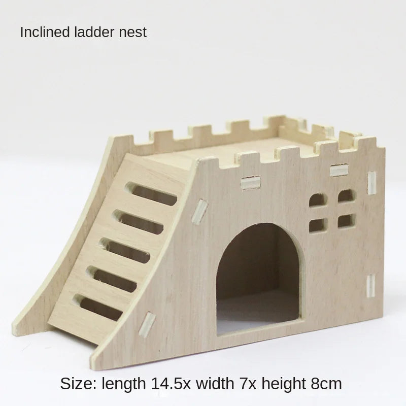 Various Wooden Small Animal Habitats and Accessories