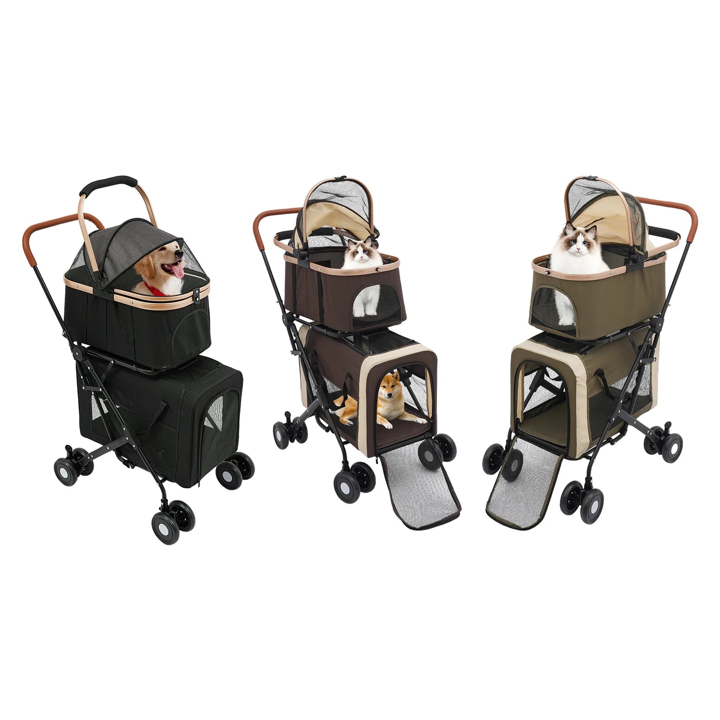 3-in-1 Multifunctional Pet Stroller