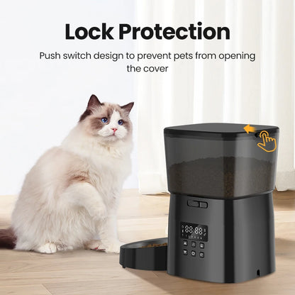 ROJECO Pet Smart Button Version Kibble Dispenser