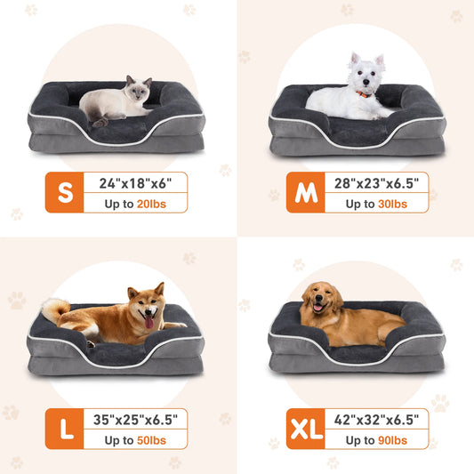 Small Orthopedic Dog or Cat Bed