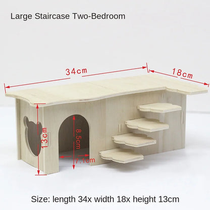 Various Wooden Small Animal Habitats and Accessories