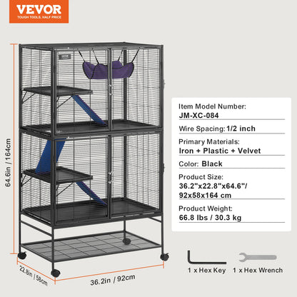 Multi-Level Animal Cage